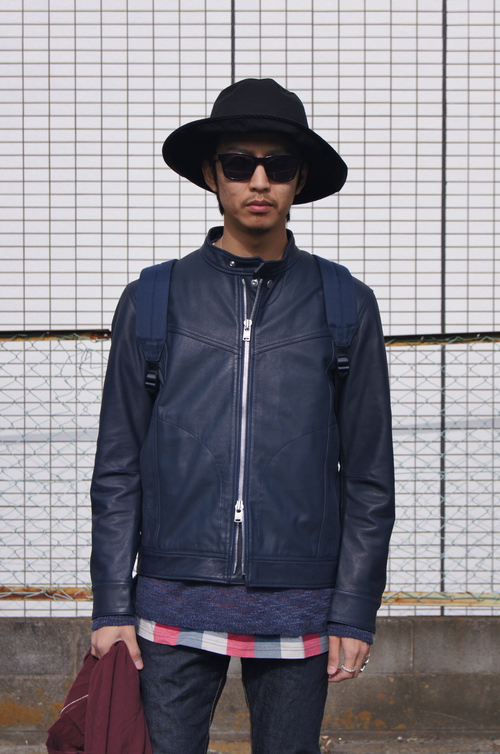 nonnative RIDER BLOUSON COW LEATHER