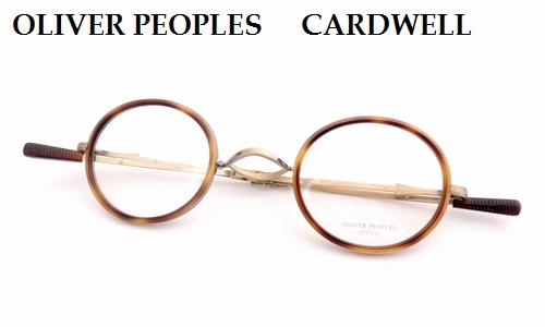 【OLIVER PEOPLES】ブランド初の回転式一山とスライドテンプルを合わせた新モデル「CARDWELL」_d0089508_16575581.jpg