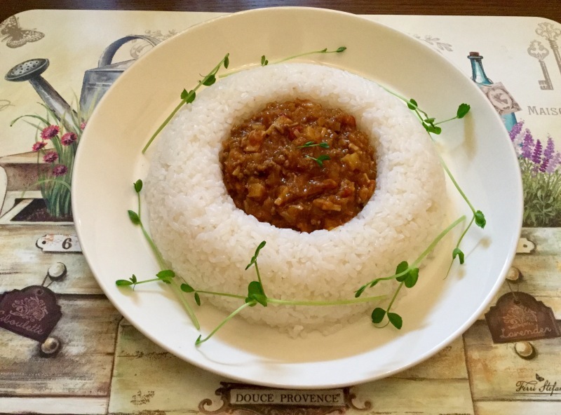 蓮根キーマカレー_a0318582_11070687.jpg