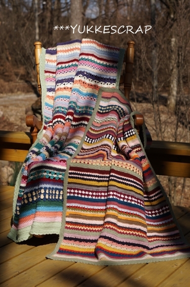 編み物の日々　~完成しました！　Baby spicy blanket~_d0348118_10403022.jpg
