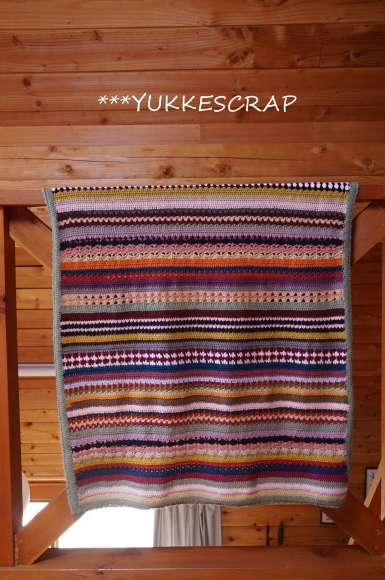 編み物の日々　~完成しました！　Baby spicy blanket~_d0348118_10405977.jpg