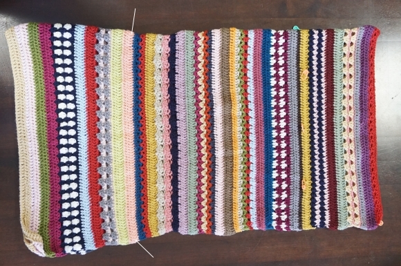 編み物の日々　~完成しました！　Baby spicy blanket~_d0348118_10420237.jpg
