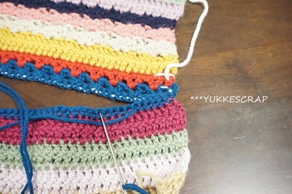 編み物の日々　~完成しました！　Baby spicy blanket~_d0348118_10432903.jpg