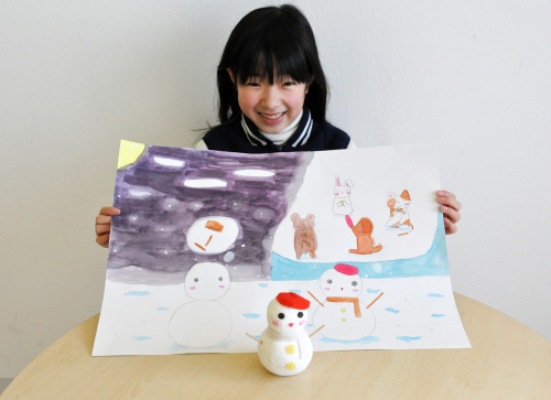 雪だるまのジェジェ_b0212226_13533791.jpg