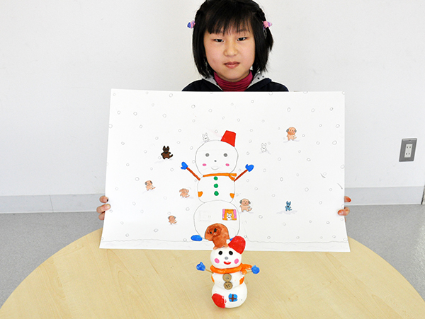 雪だるまのジェジェ_b0212226_13551729.jpg