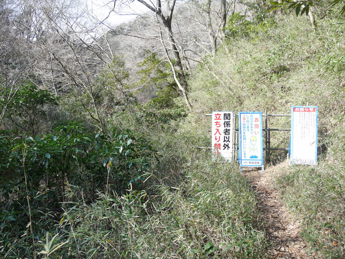 台峯谷戸の池浚渫のための仮設道路施設工事ほぼ完了_c0014967_1823234.jpg