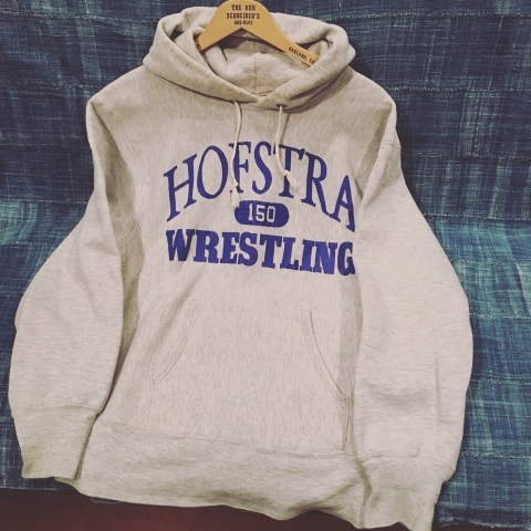 1980s \" CHAMPION \" - HOFSTRA WRESTLING - REVERSE WEAVE P/O PARKA ._d0172088_22513149.jpg