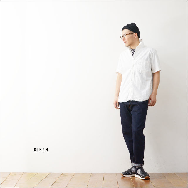 RINEN [リネン] 80/2 ダウンプルーフ半袖レギュラーカラーシャツ [38002/34623] MEN\'S_f0051306_18225066.jpg