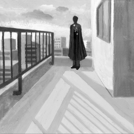 小説すばる　阿刀田高著　連載小説第６回「青へ」小説誌挿絵_b0194880_4564654.jpg