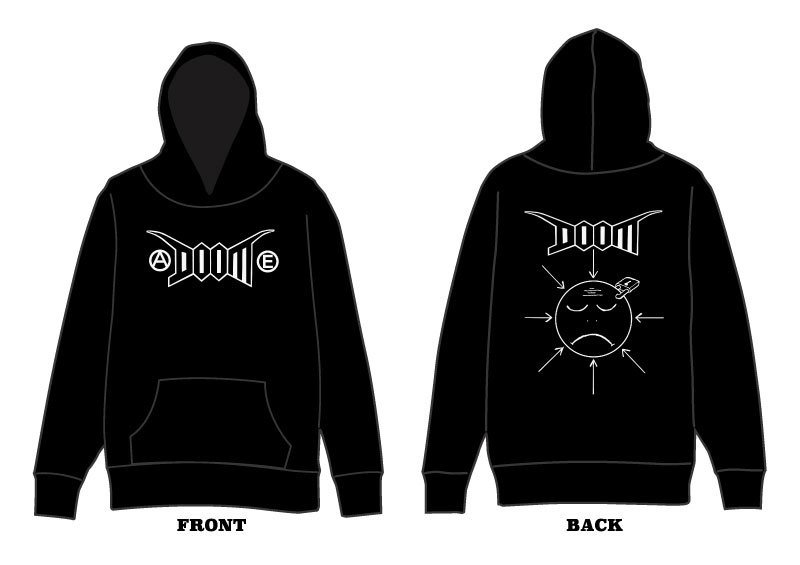 DOOM JAPAN TOUR 2017 フードパーカー、ロングスリーブTシャツ予約受付中！_f0037698_17094311.jpg