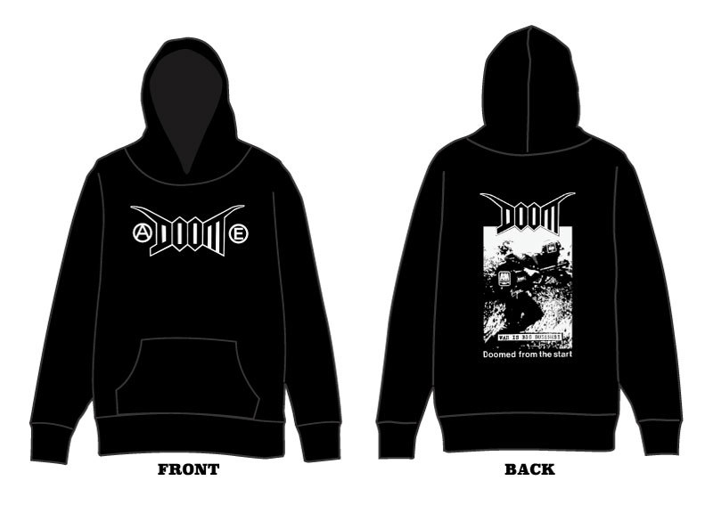 DOOM JAPAN TOUR 2017 フードパーカー、ロングスリーブTシャツ予約受付中！_f0037698_17100132.jpg