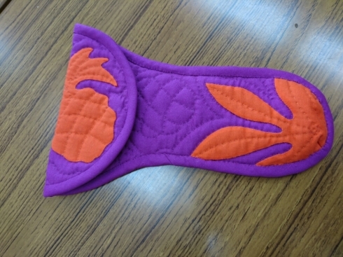 お三味線のバチケース Ahさん ほっと一息 Sakura S Hawaiian Quilt