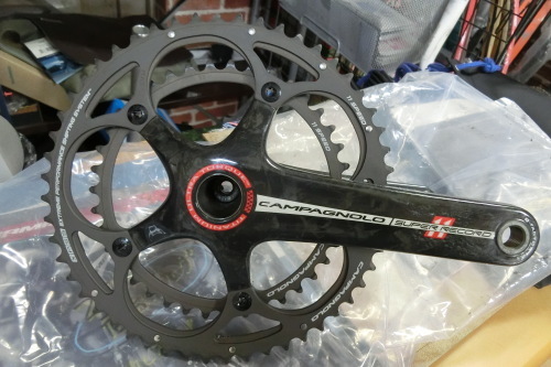 2014モデルの『カンパ スーパーレコード クランクセット』売ります_b0332867_23504593.jpg