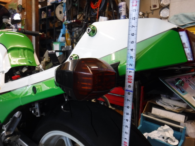 GPZ900Rの車検とメンテとケツ上げと・・・その2_a0163159_23223449.jpg