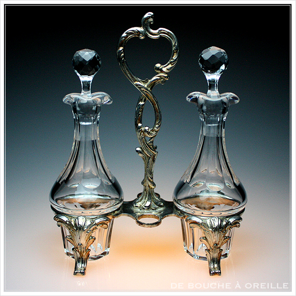 Baccarat \"Huile et Vinaigre \" アンティーク オールド バカラ オイル&ビネガー_d0184921_1343199.jpg