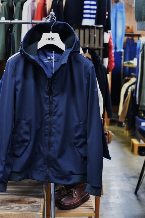 大人のHOODED JACKET 「add」・・・ SOFT SHELL HOODED ZIP JACKET!★!_d0152280_00544755.jpg