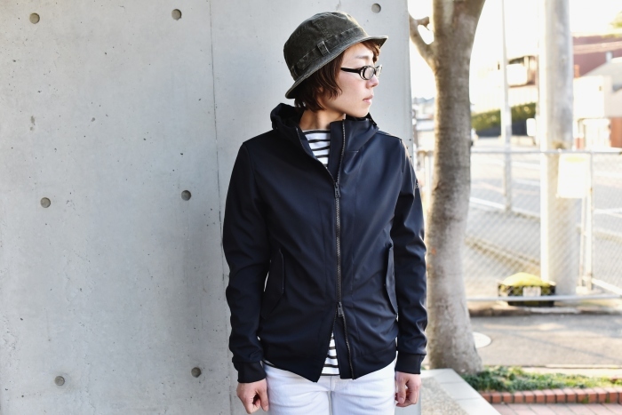 大人のHOODED JACKET 「add」・・・ SOFT SHELL HOODED ZIP JACKET!★!_d0152280_01021647.jpg