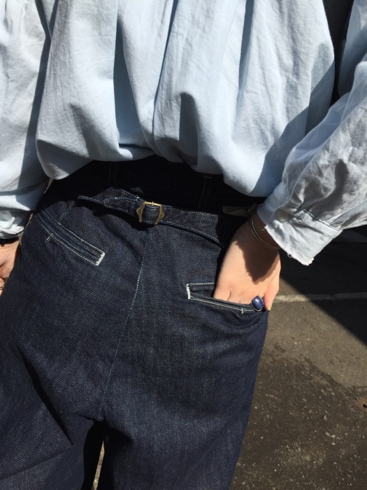 KAPITAL チノ ハイウエストニームパンツ