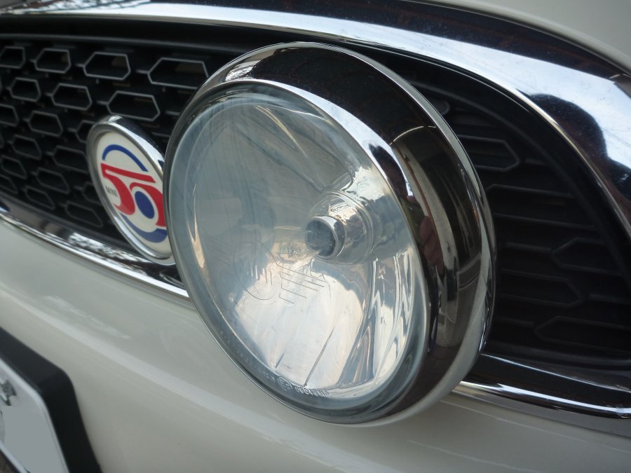 MINI 純正OP アディショナルヘッドライト　美品　曇り無しR55 R56 MINI 純正OP アディショナルヘッドライト 美品 曇り無しR55 R56
