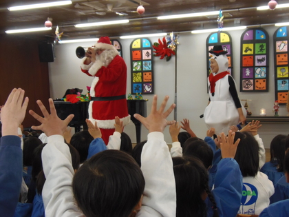 サンタさん　みそら幼稚園へ♪_f0019063_20575999.jpg