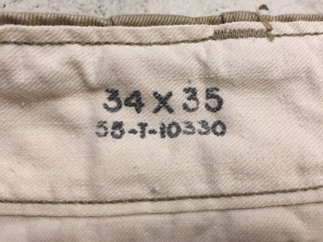 3月8日(水)大阪店春物ヴィンテージ入荷!#3 U.S.Army編Part2!WWII~Army Chino&M-45Field Pants!!_c0078587_21503612.jpg