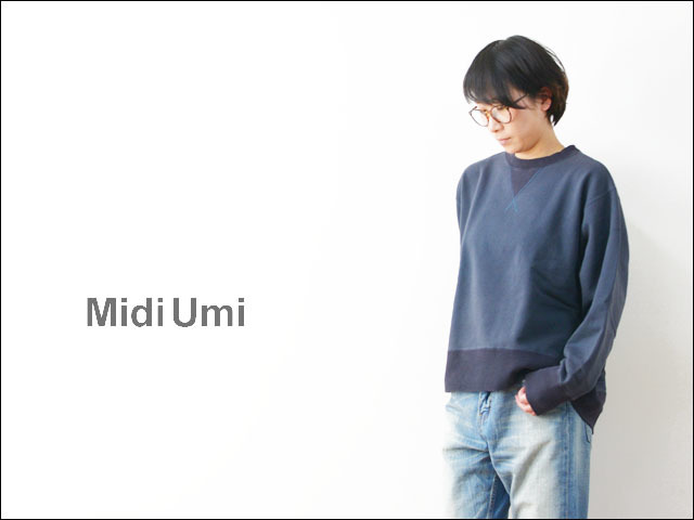 MidiUmi [ミディウミ] big sweat shirt [1-712428] ビッグスウェットシャツ_f0051306_14410148.jpg