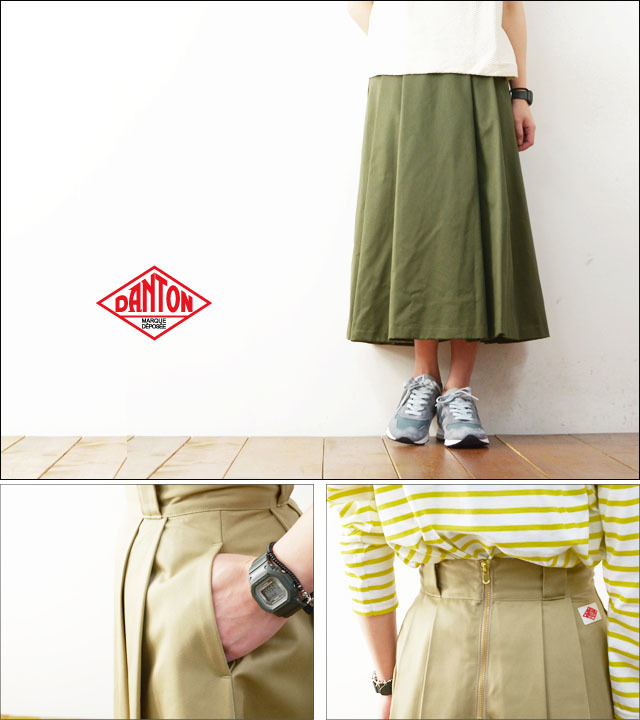 DANTON [ダントン] T/C WEST POINT SKIRT [JD-5053WTC] ウエストポイントスカート_f0051306_19463700.jpg