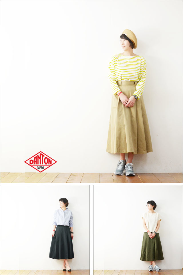 DANTON [ダントン] T/C WEST POINT SKIRT [JD-5053WTC] ウエストポイントスカート_f0051306_19464093.jpg