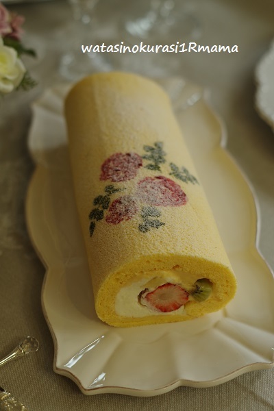 ３月お菓子教室　Roule\'　aux  fruits_c0365711_13345209.jpg