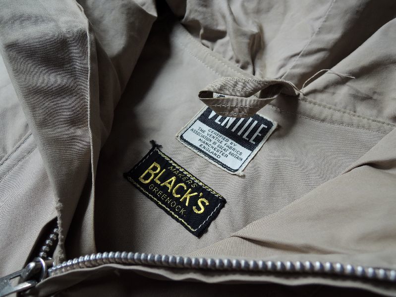 ∼60S BLACK'S VENTILE ANORAK PARKA--RECOMMEND-- : 38CLOTHING