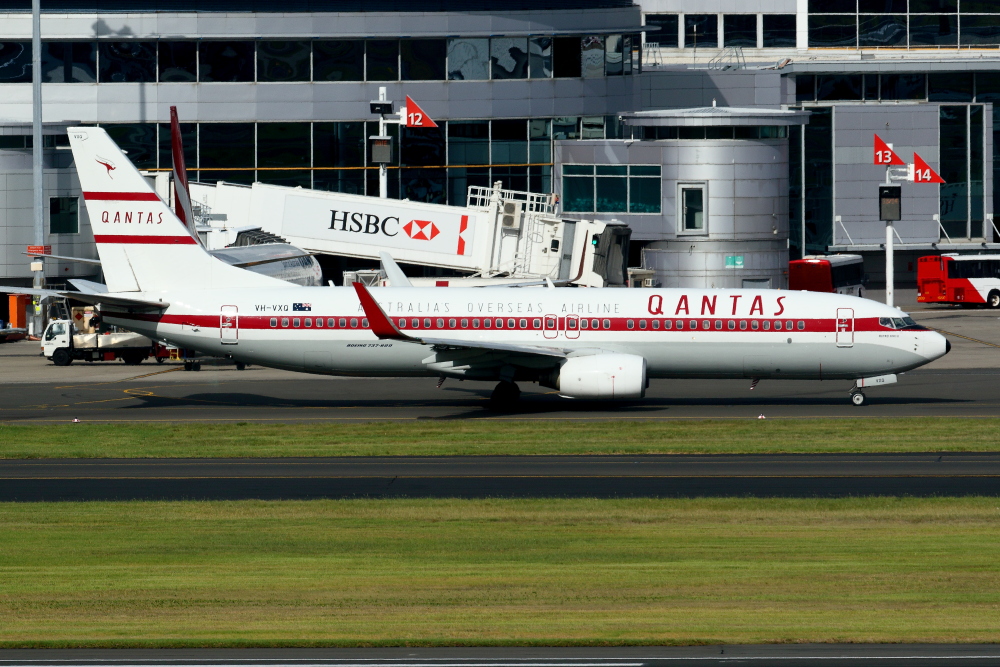 2017シドニー遠征 その5 シドニー1日目 カンタス航空 B737-800の 2017シドニー遠征 その5 シドニー1日目 カンタス航空 B737-800の