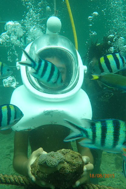 コタキナバル旅行の思い出 シーウォークやっちゃいました!_d0336014_00461536.jpg