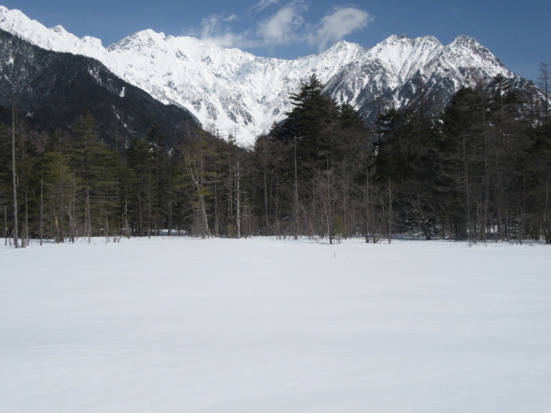 クラブツーリズム 上高地スノーシューハイキング 3月5日 登山ガイド 西村 哉