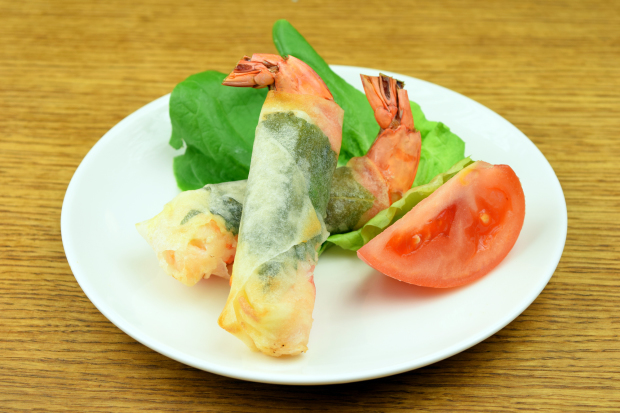 ゼロフライヤーミニで海老と長芋の春巻き - KISSAKO & ROOMMATE クッキングオフィシャルブログ