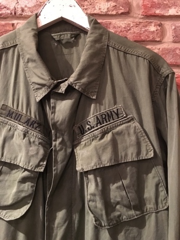 1960s \" U.S ARMY \" 100% cotton POPLIN -JUNGLE FATIGUE 3rd- JACKET ._d0172088_23391070.jpg