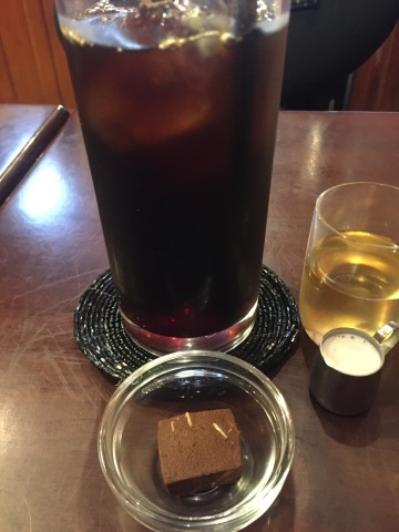 喫茶 1er ぷるみえ (鶏ミンチと白葱のご飯 自家製梅干しあんかけソース)_e0115904_07445267.jpg