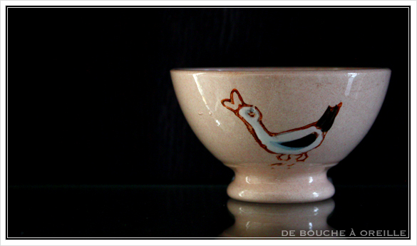 Canard カモ(アヒル) ロングウィ製のアンティークの小さなボル(ボウル)Bol Longwy_d0184921_14154795.jpg