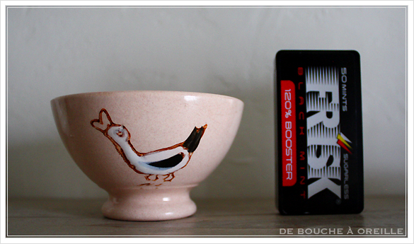 Canard カモ(アヒル) ロングウィ製のアンティークの小さなボル(ボウル)Bol Longwy_d0184921_1432331.jpg