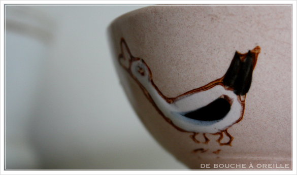 Canard カモ(アヒル) ロングウィ製のアンティークの小さなボル(ボウル)Bol Longwy_d0184921_14362981.jpg