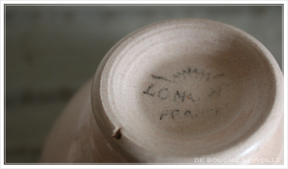 Canard カモ(アヒル) ロングウィ製のアンティークの小さなボル(ボウル)Bol Longwy_d0184921_1442188.jpg