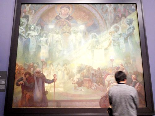 伝統的な老人と美女の人物像の絵画イラン製 （女性的な美学