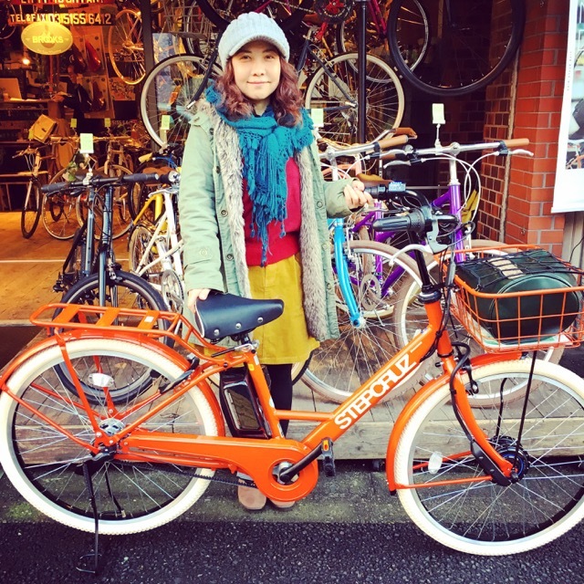 ☆今日のバイシクルガール☆ 自転車女子 おしゃれ自転車 自転車ガール 自転車女子 ミニベロ クロスバイク ライトウェイ ラレー ブルーノ フジ_b0212032_17155845.jpg