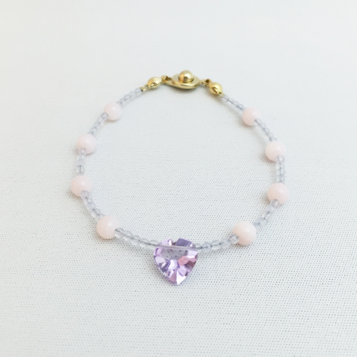 order made 466 ♡ピンクアメジスト ブレスレット_e0104046_681256.jpg