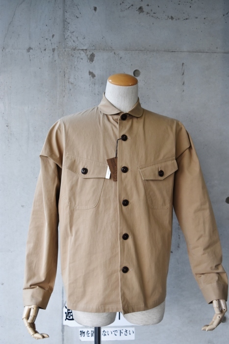 春の大人の1枚★ HERVIER Productions ・・・ Military SAFARI CPO SHIRTS!★!_d0152280_20330799.jpg