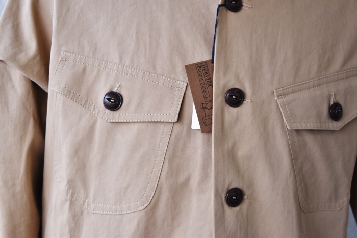 春の大人の1枚★ HERVIER Productions ・・・ Military SAFARI CPO SHIRTS!★!_d0152280_20351511.jpg