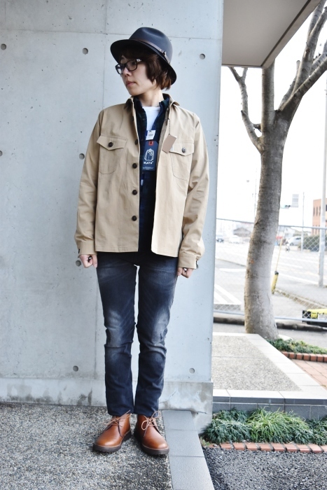 春の大人の1枚★ HERVIER Productions ・・・ Military SAFARI CPO SHIRTS!★!_d0152280_20383443.jpg