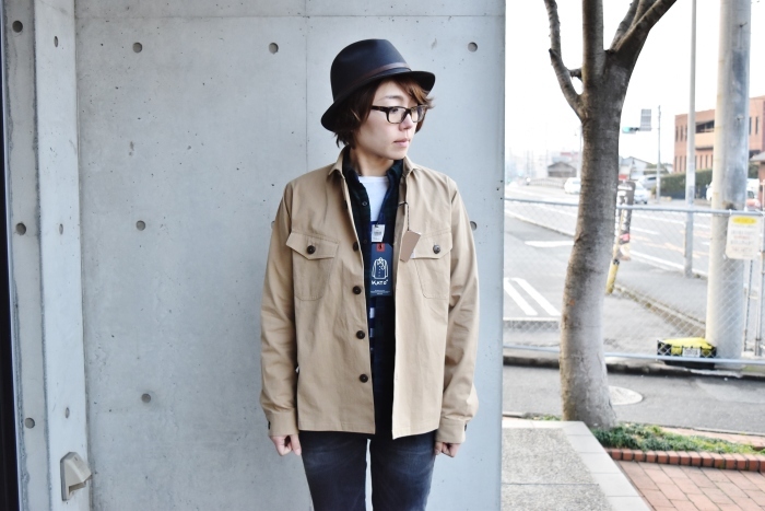 春の大人の1枚★ HERVIER Productions ・・・ Military SAFARI CPO SHIRTS!★!_d0152280_20385499.jpg