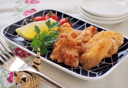 止まらないおいしさ♪たらのトマトハーブ揚げ_f0168317_03232270.jpg