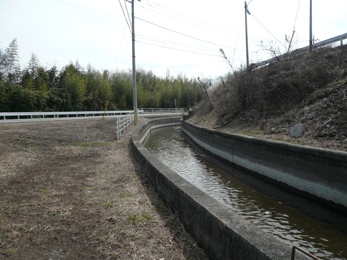 日本三大堰の一つ　山梨県の徳島堰を走りました。_c0335218_19370876.jpg