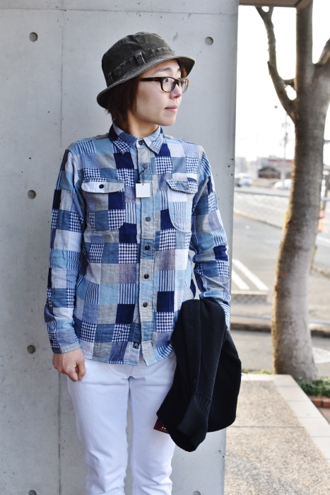 春らしく。。。Kato ・・・ Patch Work SHIRTS!★!_d0152280_01504349.jpg